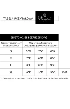 Biustonosz miękki soft bez fiszbin czarny Liv 21001