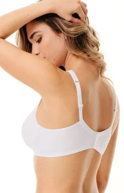 Biustonosz miękki soft biały 2434