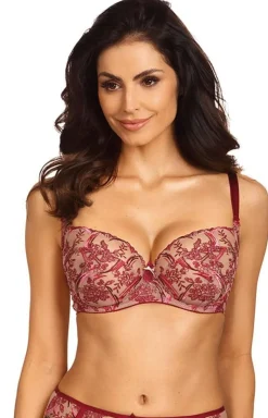 Biustonosz miękki soft bordowy Tresor B104
