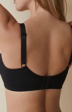 Biustonosz miękki soft czarny Blanca