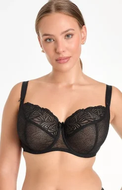 Biustonosz miękki soft czarny Rina B171