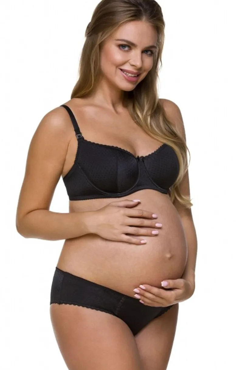 Biustonosz miękki soft czarny Gracja 1381