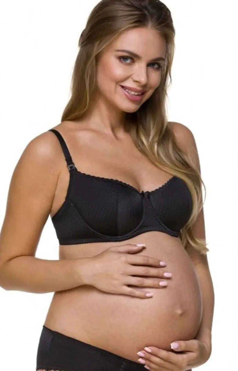 Biustonosz miękki soft czarny Gracja 1381