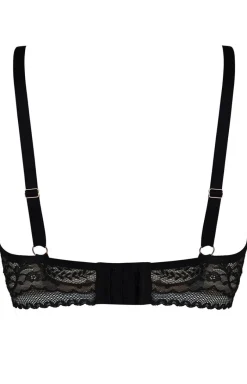 Mediolano Biustonosze Miękkie - Biustonosz miękki soft koronkowy Feel Bralette Long 19236