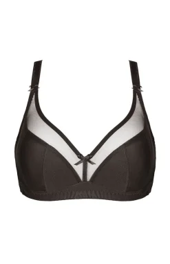Biustonosz miękki soft minimizer czarny Zara B2-V1