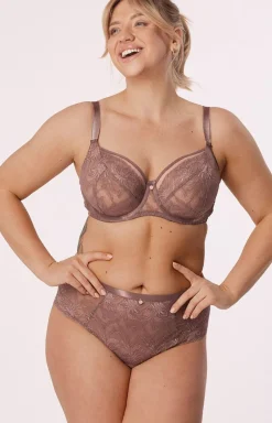 Biustonosz miękki soft mocca Rebecca