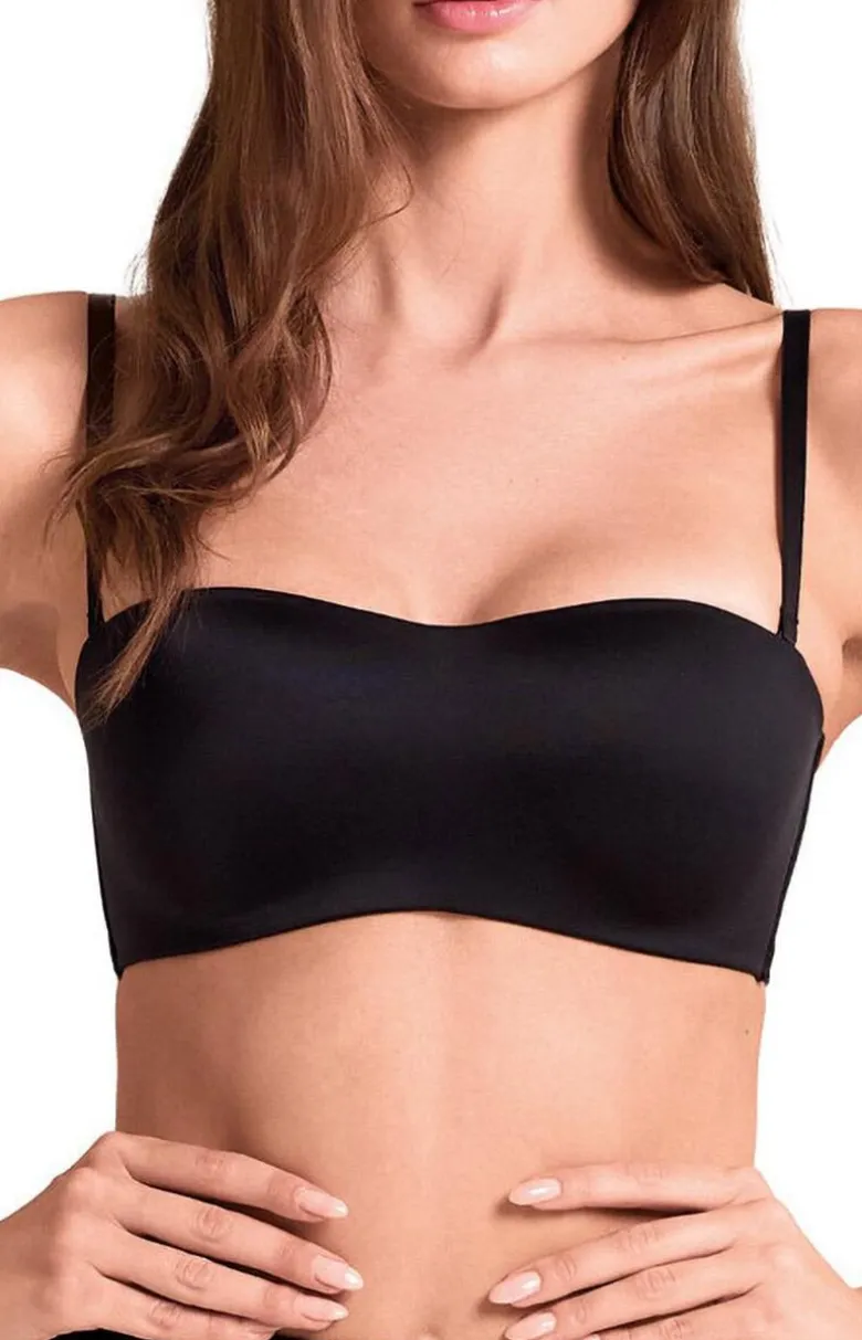 Biustonosz miękki soft opaska czarny Feel Ultrashine