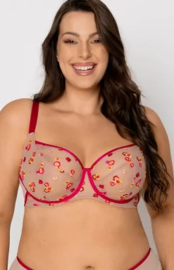 Biustonosz miękki soft plus size Flora 19246