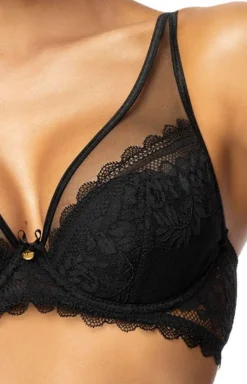 Biustonosz push-up czarny Estelle M-0198/11
