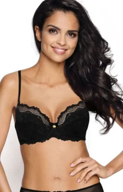 Biustonosz push-up czarny Olivia M-3108/11