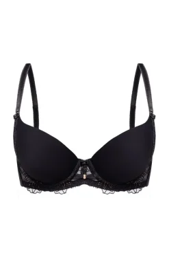 Biustonosz push-up czarny Roxane