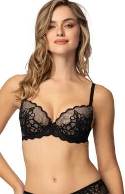 Biustonosz push-up czarny Venice M-4023/11