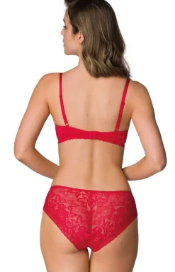 Biustonosz push-up czerwony Hannah M-0115/11/1