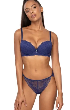 Biustonosz push-up granatowy Maxine M-3827/11