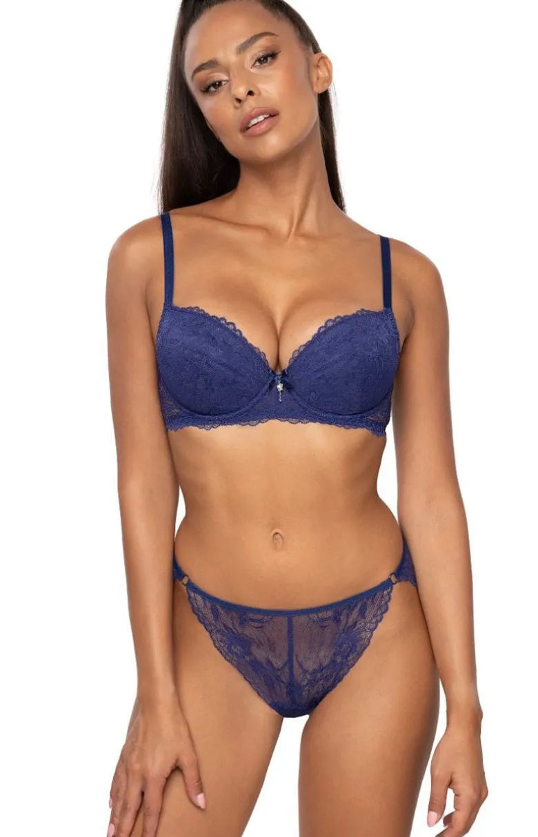 Biustonosz push-up granatowy Maxine M-3827/11