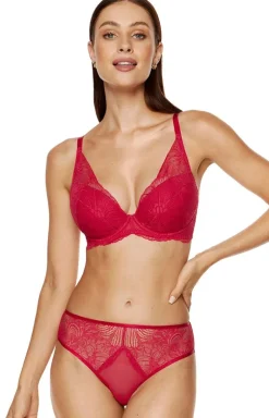 Biustonosz push-up koronkowy Rouge B1