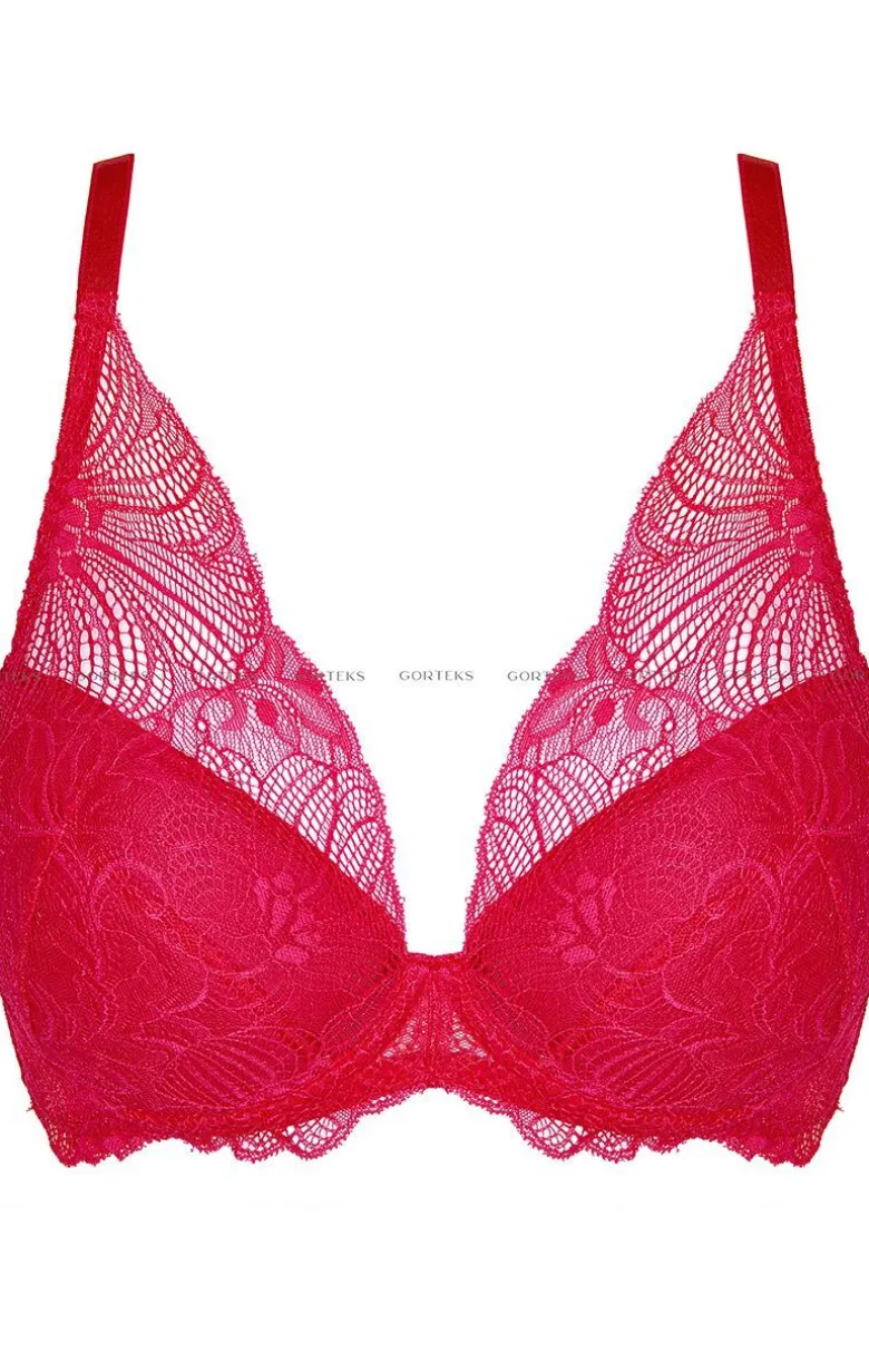 Biustonosz push-up koronkowy Rouge B1