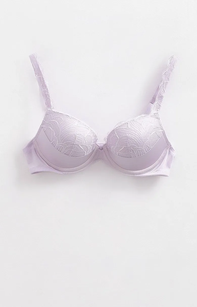 Biustonosz push-up lawendowy Fleur De Lis TB1142