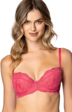 Biustonosz push-up malinowy Eternal M-4028/11