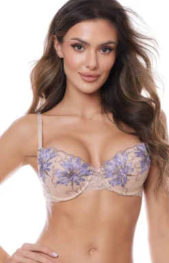 Biustonosz push-up Mauve