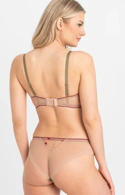 Samanta Biustonosze Push-Up - Biustonosz push-up z haftem Cheri A338