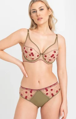 Samanta Biustonosze Push-Up - Biustonosz push-up z haftem Cheri A338