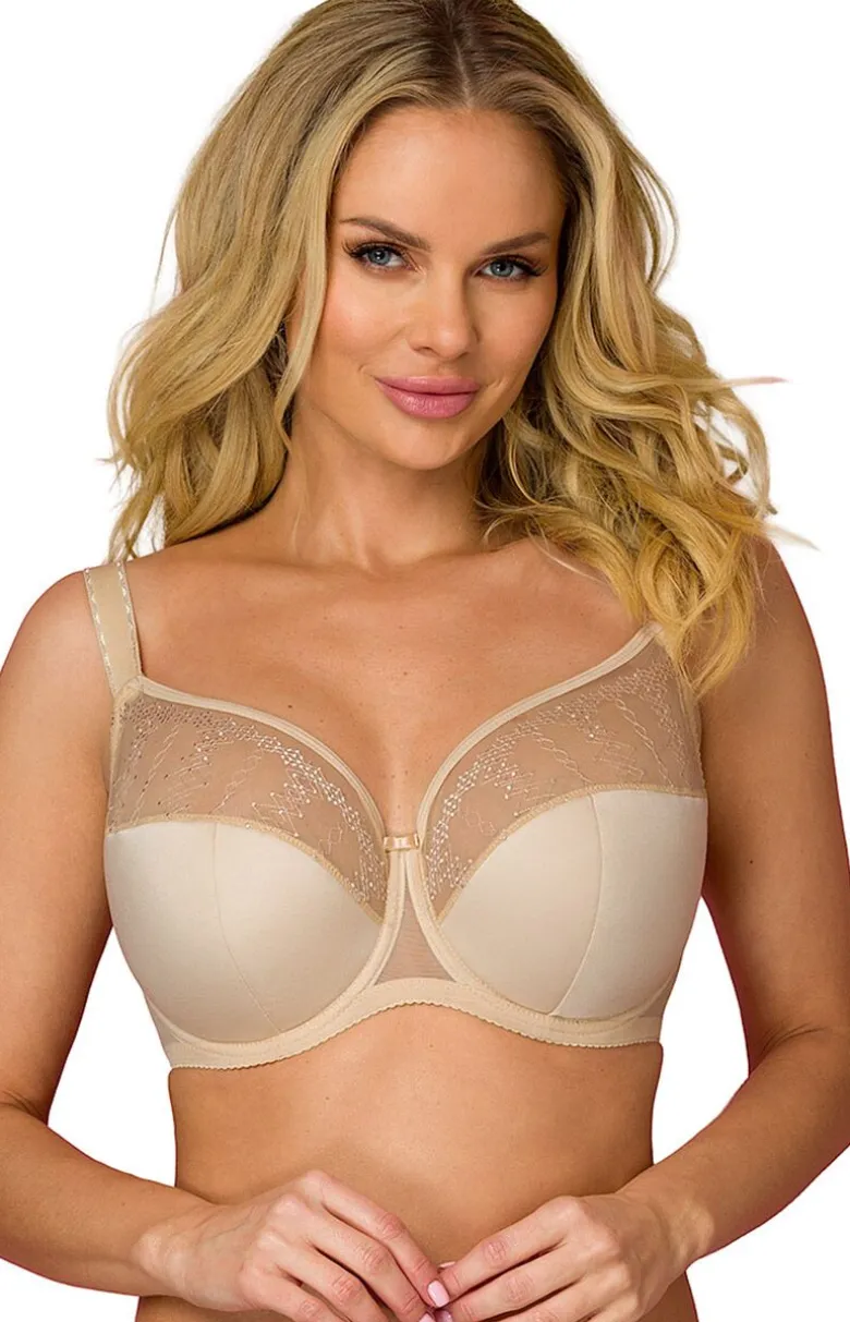 Biustonosz półusztywniany semi-soft beżowy VENA VB-425