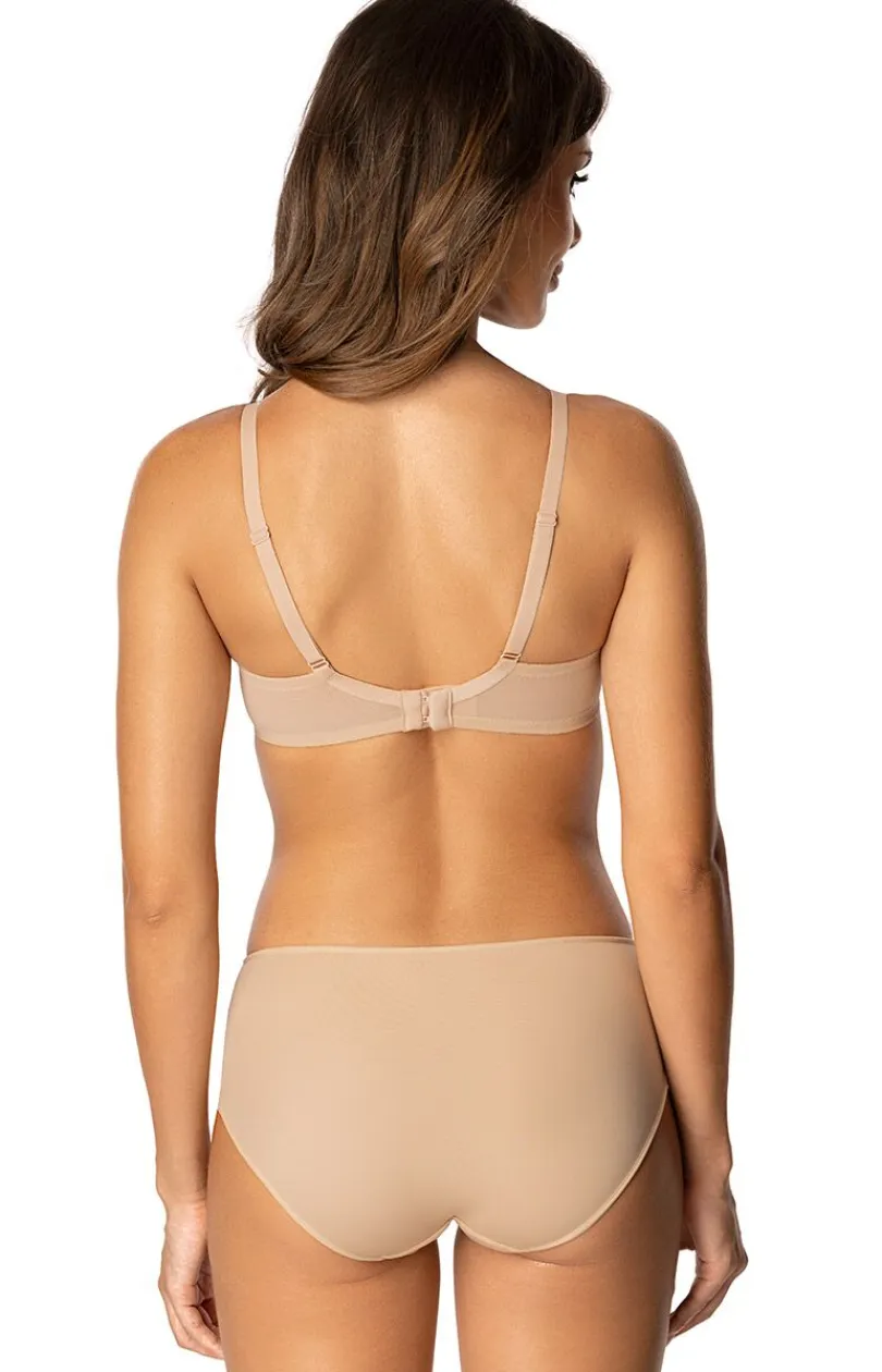 Róża Biustonosz Koronkowy|Bielizna Plus Size - Biustonosz półusztywniany semi-soft Saraja