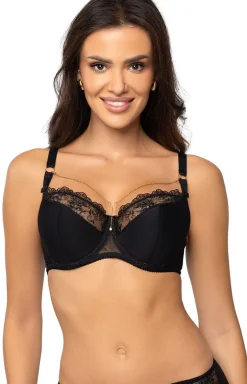 Biustonosz półusztywniany semi-soft z łańcuszkiem Lasinga
