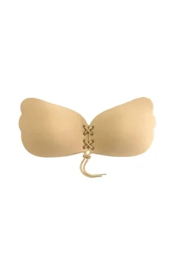 Biustonosz samonośny push-up samoprzylepny do odkrytych pleców cielisty WOW BRA