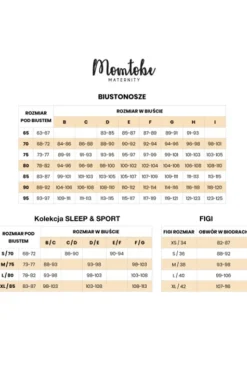 Momtobe Bielizna Ciążowa|Biustonosz Duże Rozmiary - Biustonosz semi-soft usztywniany do karmienia Soul