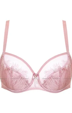 Biustonosz semi-soft w kolorze różowym Mable/B3