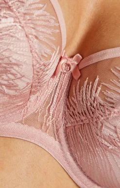 Biustonosz semi-soft w kolorze różowym Mable/B3