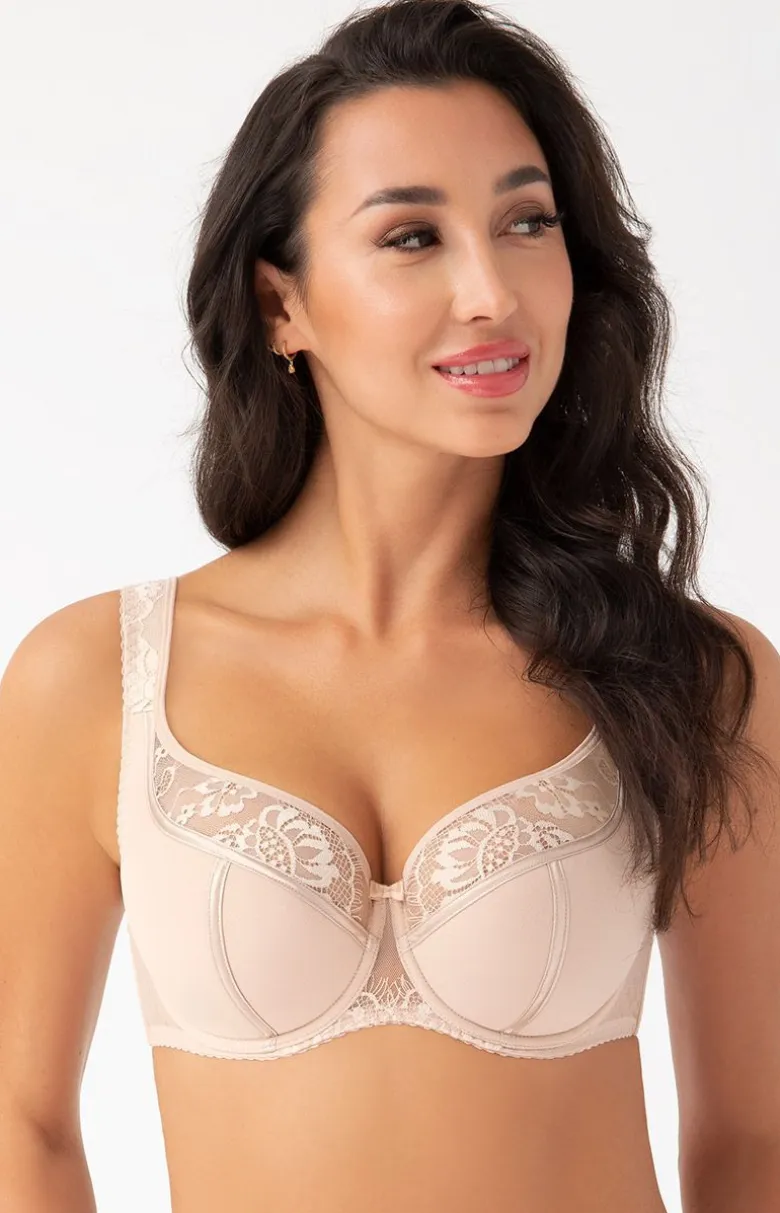 Biustonosz semi-soft w kolorze beżowym Alicante K647