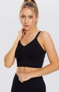 Biustonosz sportowy w kolorze czarnym Flex