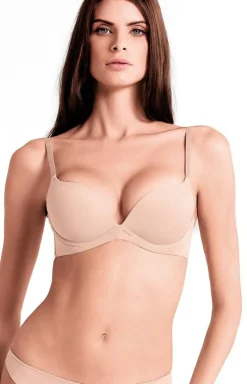Lormar Biustonosze Push-Up|Biustonosz Bezszwowy - Biustonosz super push-up bez fiszbin 083L Desiderio