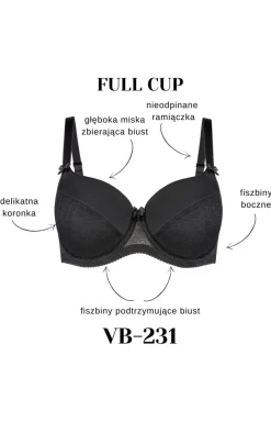 Vena Biustonosze Usztywniane - Biustonosz usztywniany stanik VB-231