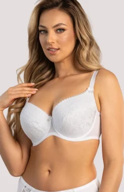 Unikat Biustonosz Koronkowy|Bielizna Plus Size - Biustonosz usztywniany full cup Inga