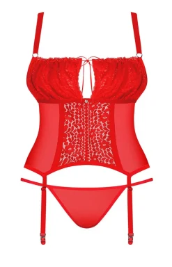 Obsessive Body|Gorsety - Blossmina gorset i stringi