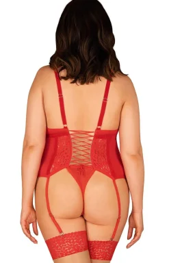 Obsessive Body|Gorsety - Blossmina gorset i stringi