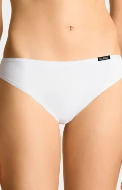 3BLP-602 bawełniane białe figi z niską talią 3-pack