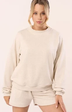 Babell Moda|Bielizna Homewear - Bluza damska dresowa bez kaptura 3009