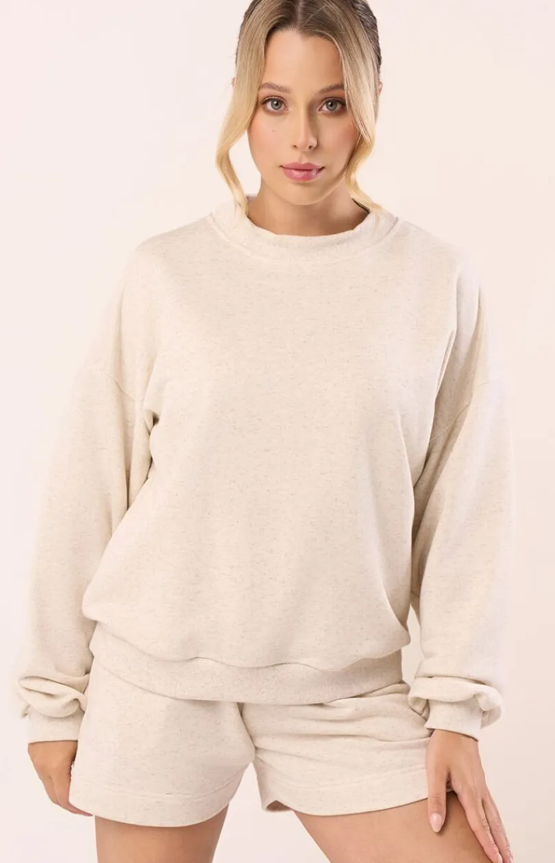 Babell Moda|Bielizna Homewear - Bluza damska dresowa bez kaptura 3009