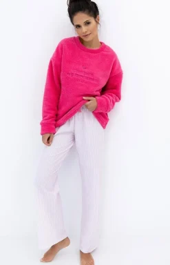 Damskie SENSIS Bielizna Homewear|Ciepłe Piżamy - Bluza z iękkiej dzianiny typu oft Brooklyn