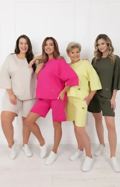 Bluzka damska z rękawem 3/4 khaki Kaori