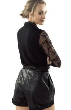 Eldar Moda - Bluzka z kołnierzykie w kolorze ybilla