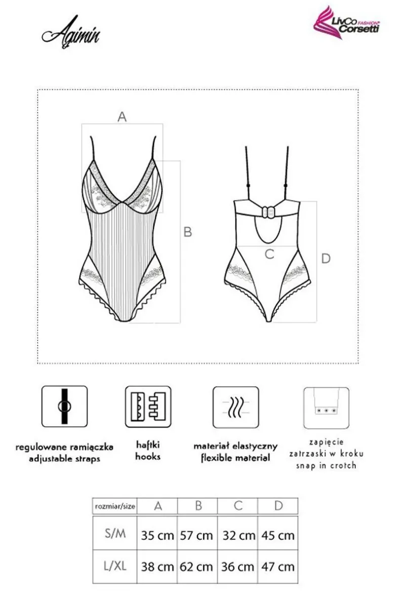 Body damskie Agimin LC 90615