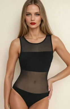 Teyli Body|Body - Body dakie czarne Cara 2436