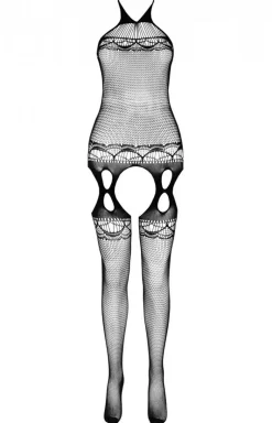 Passion Bodystocking|Body - Bodystocking czarne ECO BS002