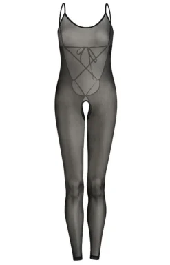 Bodystocking siateczkowe z odkrytymi plecami Sandy